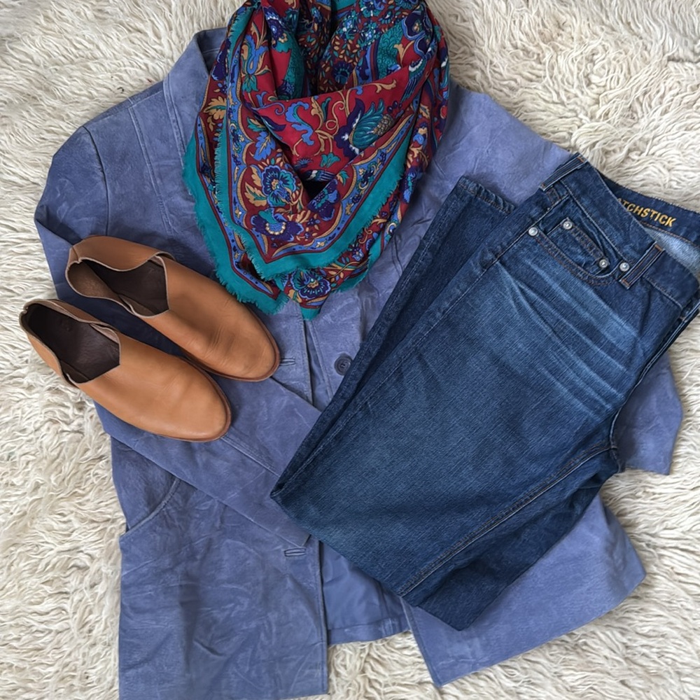 98% Cotton Matchstick Blue Jeans